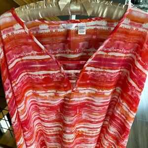 Stunning sheer tunic! 2x/3x Like New! Kaktus